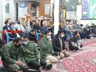 مراسم جشن به مناسبت پیروزی انقلاب اسلامی توسط بسیجیان پایگاه موسی بن جعفر