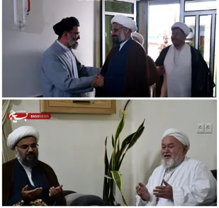 دیدار مسئول نمایندگی ولی&zwnj;فقیه سپاه نینوا با امام جمعه اهل سنت و شیعه آق&zwnj;قلا