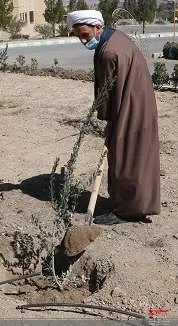 فرمانده لشکر 14 امام حسین (علیه السلام)عنوان کرد:هر درخت به تنهایی یک زندگی است.