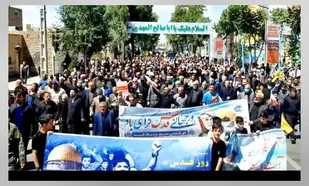 پیام تشکر و قدردانی امام جمعه و فرماندار پیشوا از حضور پرشور مردم پیشوا در راهپیمایی روز جهانی قدس