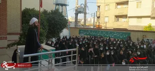 نواختن زنگ ایثار و مقاومت در مدارس شهرستان جم