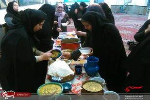 برگزاری جشنواره غذاهای سالم به&zwnj;مناسبت دهه فجر در پایگاه محدثه بهار
