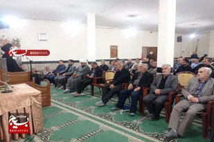 مراسم بزرگداشت سید مقاومت در حسینیه دفتر امام جمعه تویسرکان برگزار شد
