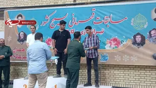 درخشش تیرانداز زنجانی در مسابقات تیراندازی قهرمانی بسیج کشور