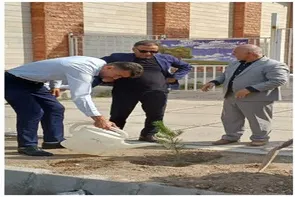 مراسم کاشت نهال در مهاباد برگزار شد
