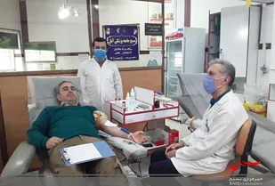 اهدای خون توسط جهادگران فاطمی در آمل + تصاویر