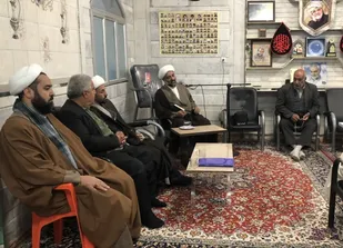 افتتاح برنامه های دهه مبارک فجر پایگاه بسیج طلاب نجف آباد