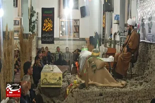 استقبال از پیکر مطهر شهید گمنام در روستای هریان رزن
