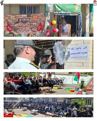 زنگ مقاومت به یاد شهدای دانش&zwnj;آموزی جنگ ۱۲ روزه، در آلونی
