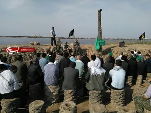 کاروان راهیان نور مینودشت در مناطق عملیاتی جنوب کشور