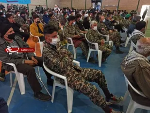 همایش اقتدار بسیجیان در شهرستان رامیان