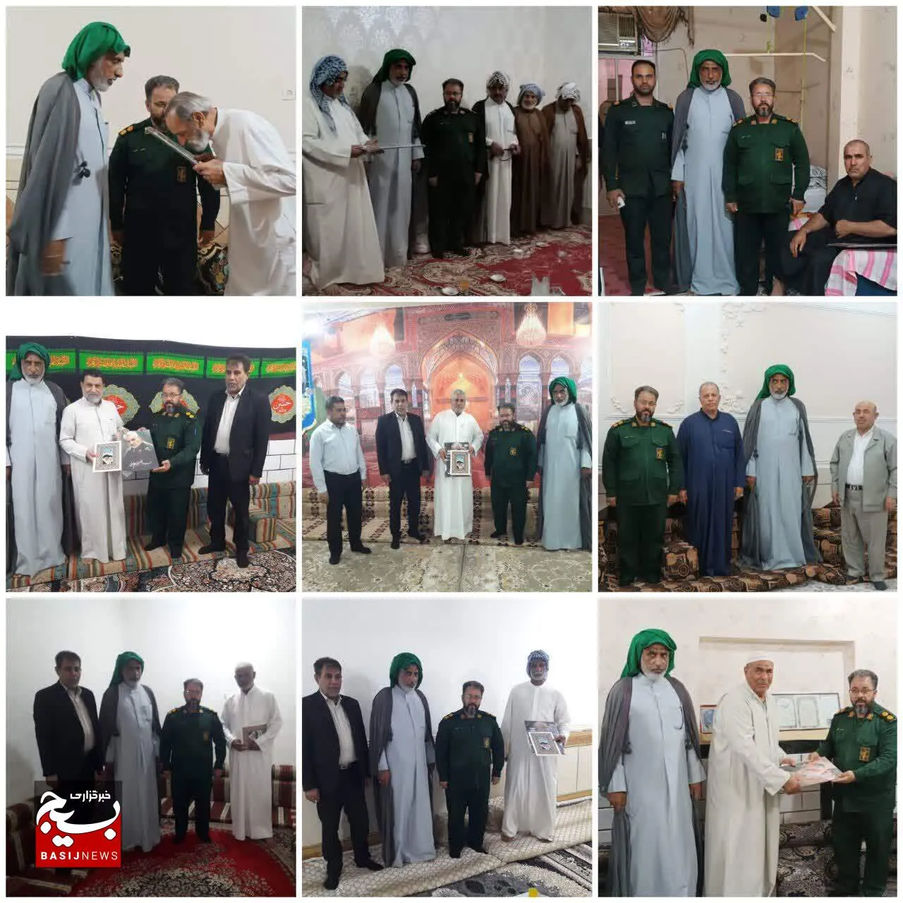 دیدار با رزمندگان ۸ دفاع مقدس در حمیدیه