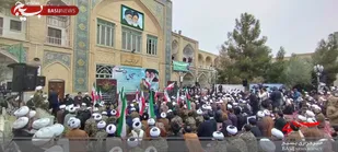 تجمع میثاق با ولایت در فیضیه قم برگزار شد