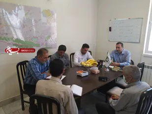 بازدید ستادی دکتر قنادزاده ریاست محترم سازمان از فعالیت های سازمان بسیج مهندسین عمران و معماری استان زنجان