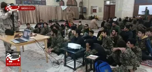 دوره آموزش نظامی شهید نوید صفری در پردیسان برگزار شد