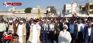 برگزاری راهپیمایی حمایت از کودکان فلسطین در عسلویه
