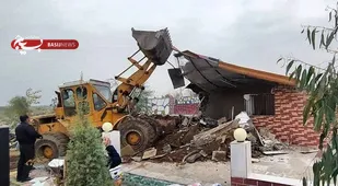 تخریب ۱۴ مورد ساخت و ساز غیر مجاز در اراضی کشاورزی بخش خاوران