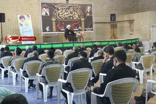 برگزاری مراسم عزاداری سیدالشهداء در ناحیه مقاومت بسیج آران و بیدگل