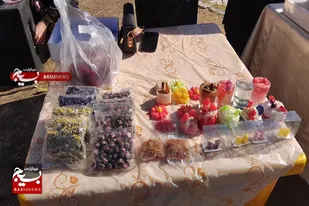 برپایی مراسم گلریزان و بازارچه مقاومت در نهاوند