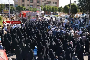 تشییع شهدا در شهرضا