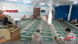 کلاس روخوانی قرآن ویژه سربازان سپاه شیروان