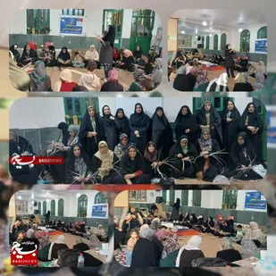 برگزاری کارگاه حصیربافی توسط گروه جهادی شهید سید مجید حسینی