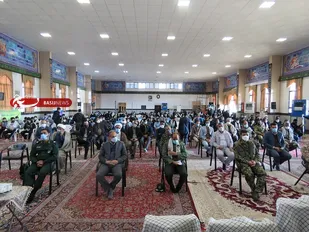 برگزاری همایش شکوه اقتدار و مقاومت بسیجیان در شهرستان خوسف