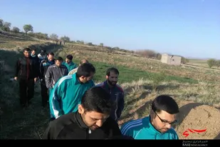 کوهپیمایی کارکنان سپاه رزن در ارتفاعات روستای حکان