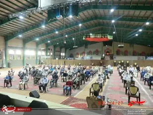 نشست بصیرتی در جمع رزمندگان گردان 124 امام حسین(علیه السلام) برگزار شد