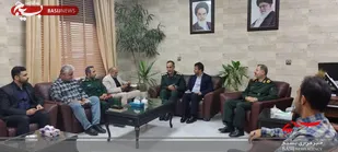 نشست فرمانده سپاه کربلا با مدیرکل ورزش و جوانان مازندران برگزار شد