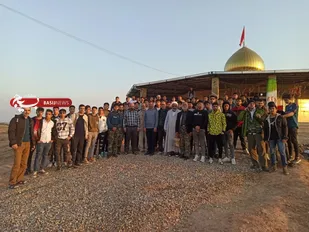 بازدید کاروان راهیان نور دانش آموزی رامیان از یادمان هفت تپه