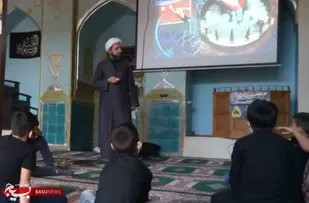 برنامه پرده خوانی در پایگاه بسیج محمدرسول الله برگزار شد