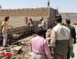 اردوی جهادی دانشجویان دانشگاه آزاد اسلامی تهران در روستای سلطان آباد بخش رخ تربت حیدریه