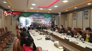 دیدار مسئولین سپاه ناحیه زنجان با جمعی از فرزندان پاسداران