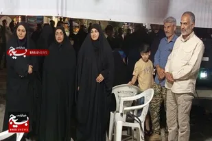 بازدید فرمانده سپاه شهرستان زاهدان از غرفه طرح بعثت در موکب شهید سلامی