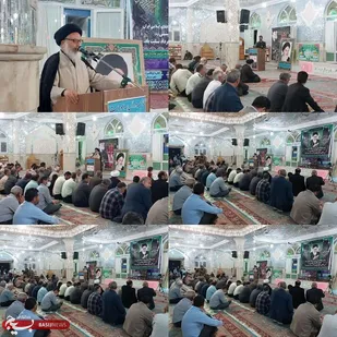 حضور رزمندگان  گردان120امام حسین(علیه السلام)در مراسم سالگرد ارتحال امام خمینی ره
