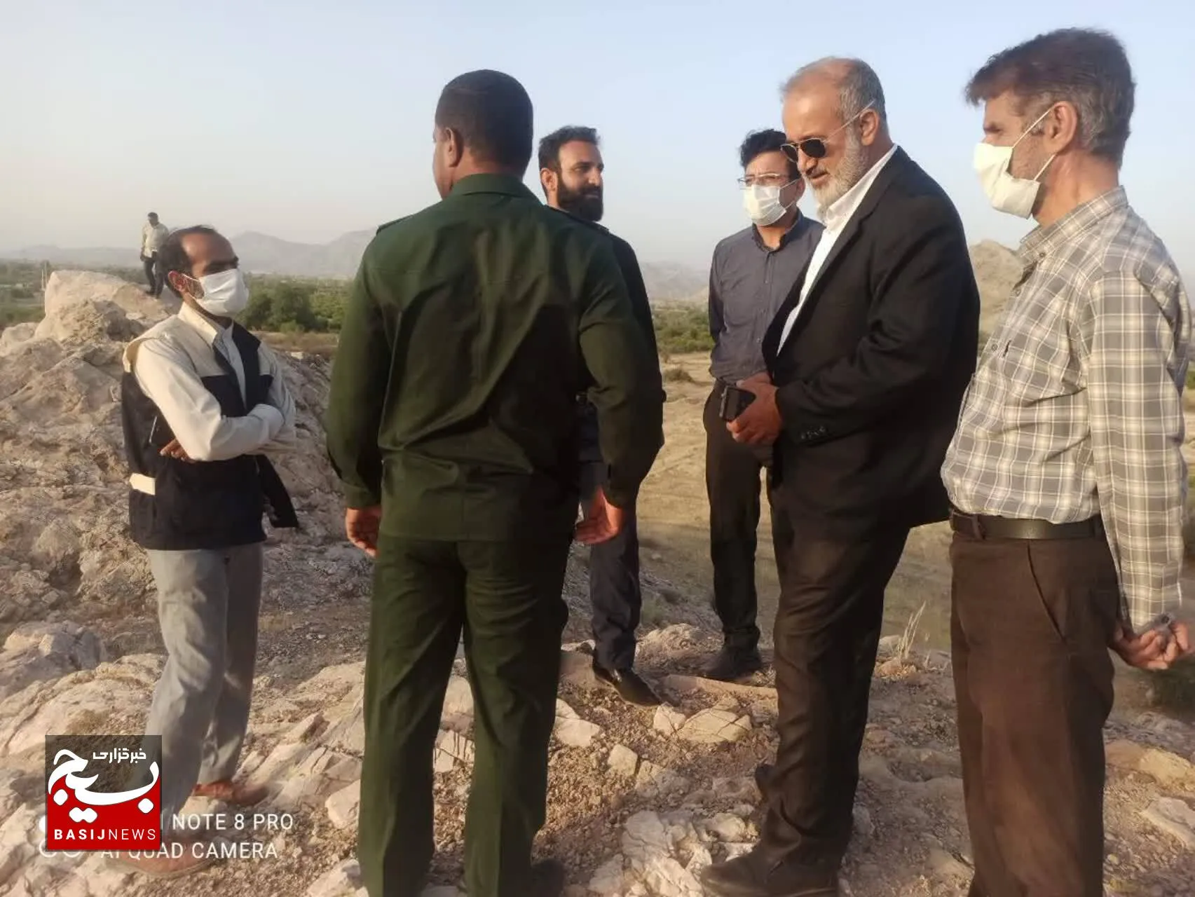جانمایی و آماده سازی یادمان شهید گمنام دهستان برنطین