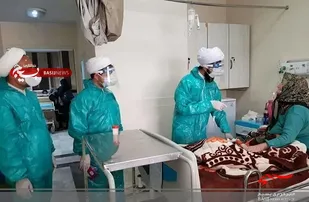اجرای طرح روحیه بخشی طلاب به بیماران کرونایی در البرز