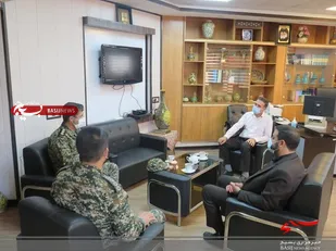 دیدار فرماندهی گردان ۱۱۲ امام حسین علیه السلام با فرماندار شهرستان شهرضا