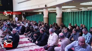 مراسم چهلمین روز شهادت پاسدار سجاد ادیبی در کرج برگزار شد