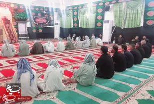 مراسم عزاداری شهادت امام حسن مجتبی (ع) در گتوند برگزار شد