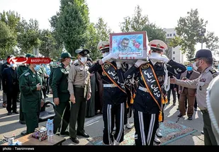 مراسم تشییع پیکر سرلشکر فیروزآبادی