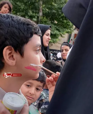 برپایی غرفه هنری بسیج هنرمندان شاهرود در اجرای پرشور سرود سلام فرمانده+ تصاویر