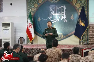 حضور سردار موحد در جمع رزمندگان لشکر عملیاتی 17 امام علی بن ابی طالب(ع) قم