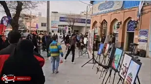 پرده خوانی و روایت گری با موضوع زندگی با آیه&zwnj;ها در شهرکرد+فیلم