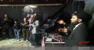 مراسم سوگواری و دسته روی در بن