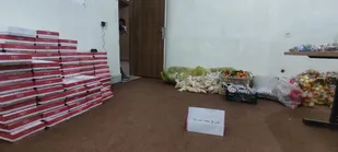 ۱۵۳ بسته ویژه شب یلدا بین نیازمندان به همت حوزه مقاومت علی الصالح(ع) توزیع شد