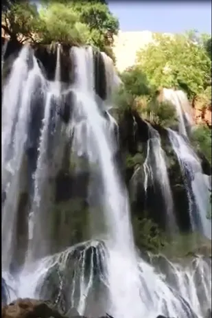 آبشار زیبای زردلیمه؛ یکی از عریض&zwnj;ترین آبشارهای ایران