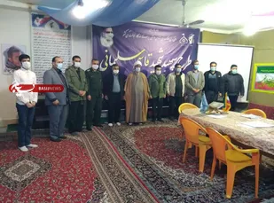 بازدید مسئولین اردوئی سپاه استان از قرارگاه حافظان سلامت محله شاهرود