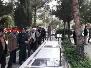گلباران مزار شهدا هنرمندشاهرود+عکس